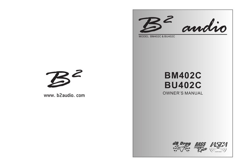 B2 Audio BM402C owner's manual