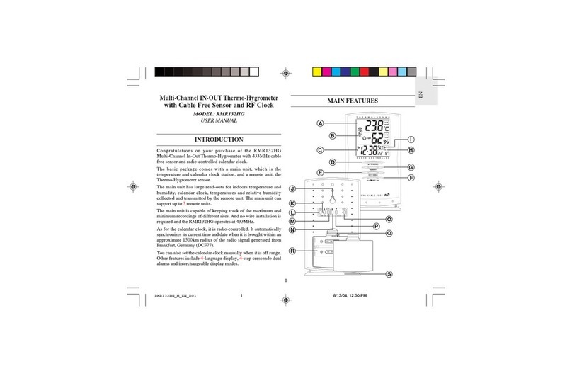 Oregon Scientific RMR132HG user manual
