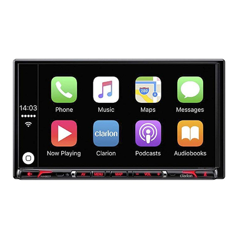 Clarion NX807 User manual Clarion NX807 User manual