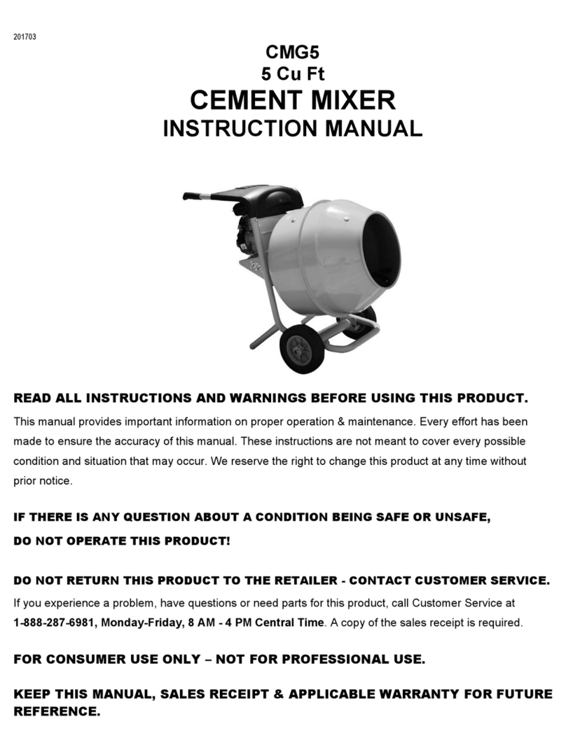 Buffalo Tools CMG5 instruction manual