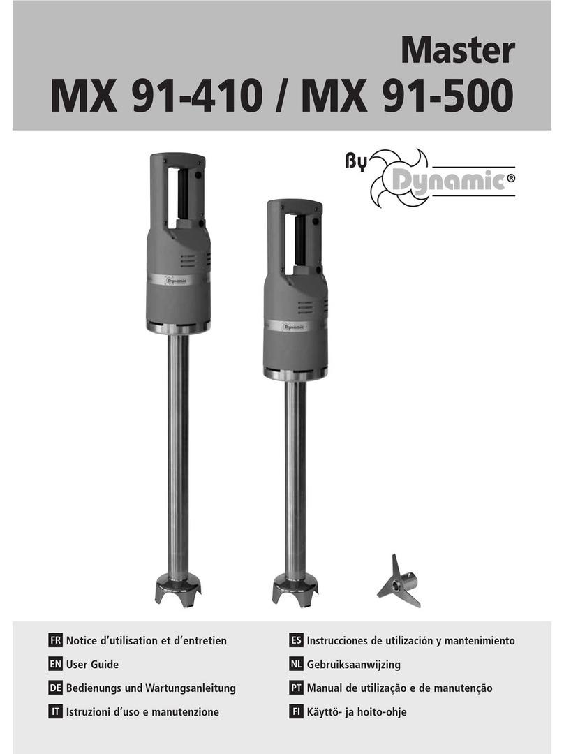Dynamic Master MX 91-500 user guide