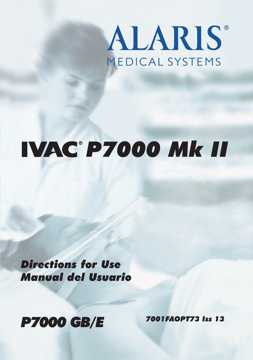Alaris IVAC P7000 Mk II Directions for use