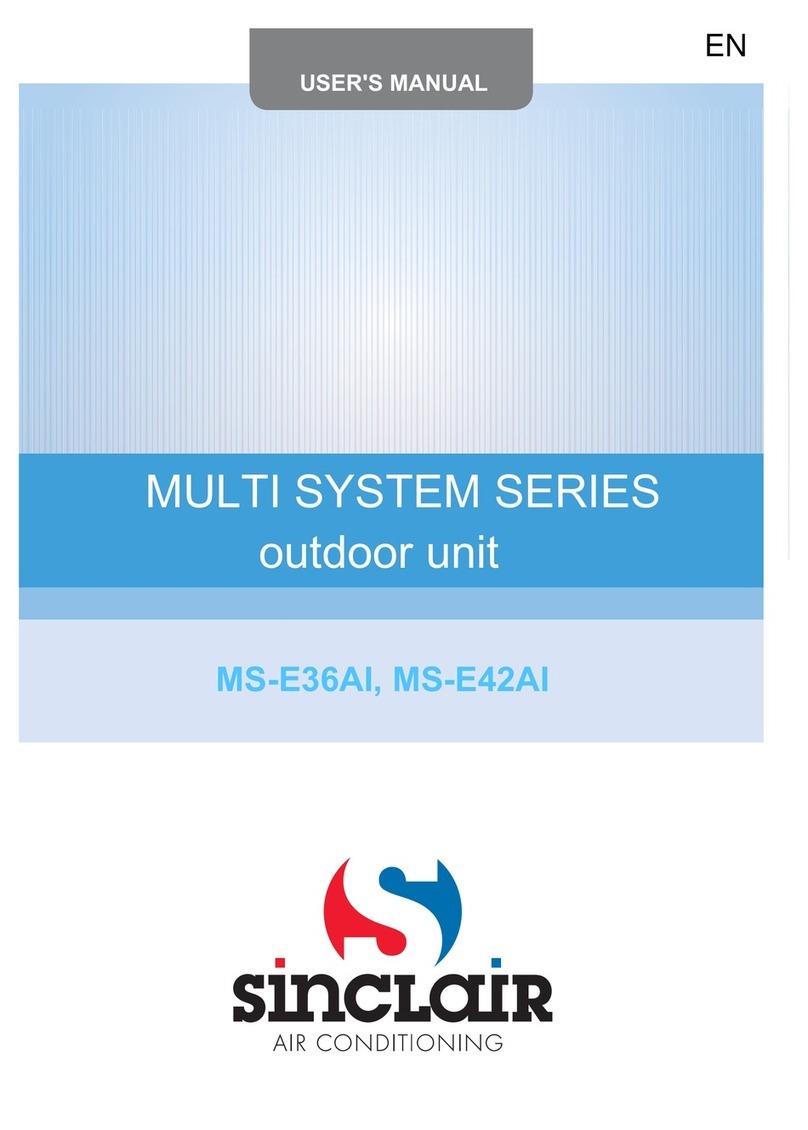 Sinclair MS-E36AI User manual