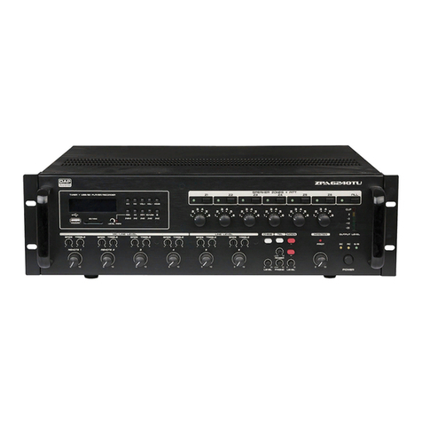 DAPAudio ZPA-6240TU User manual