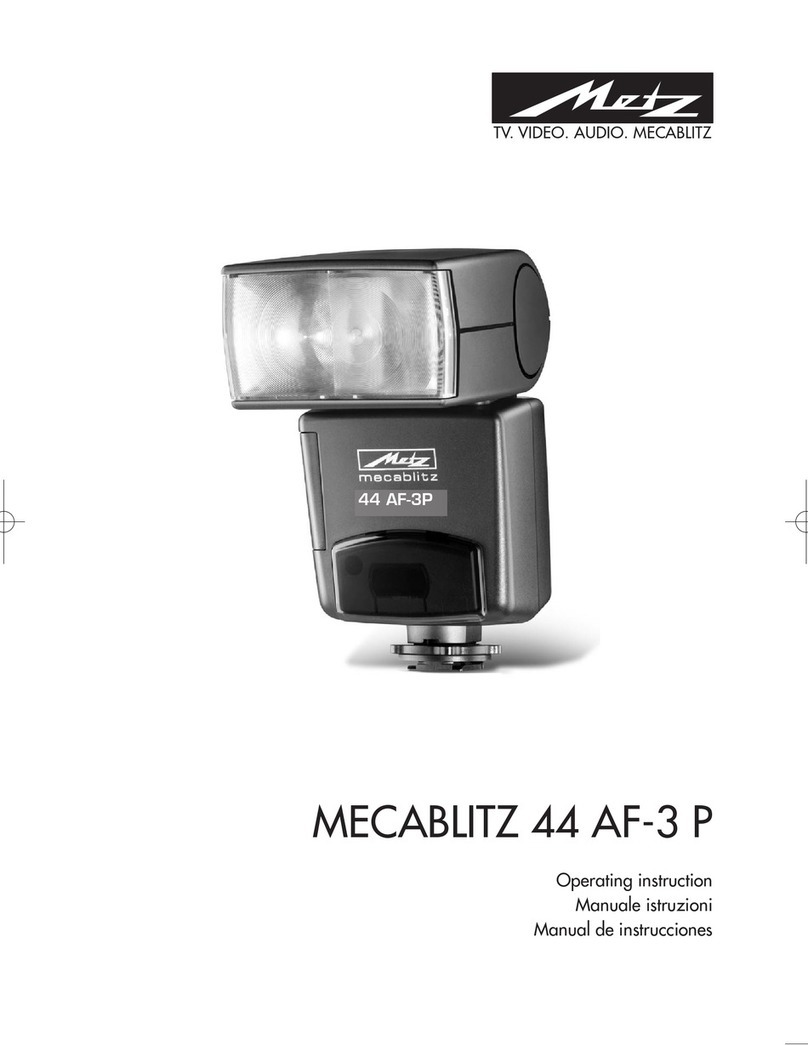 Metz MECABLITZ 44 AF-3 P Operating	 instruction