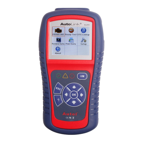 Autel AutoLink AL419 User manual