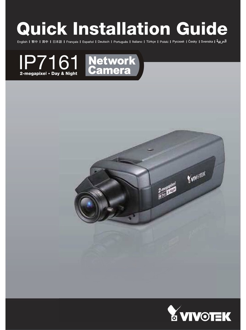 Vivotek IP7161 User manual