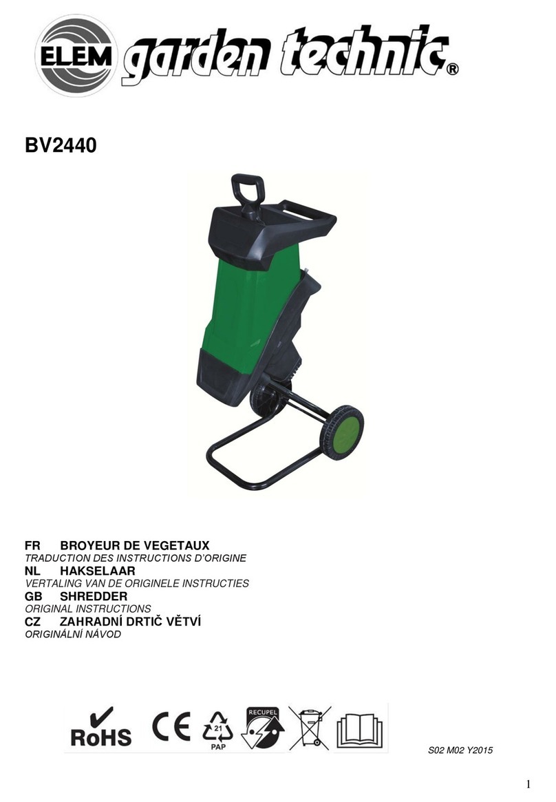 Elem Garden Technic BV2440 User manual