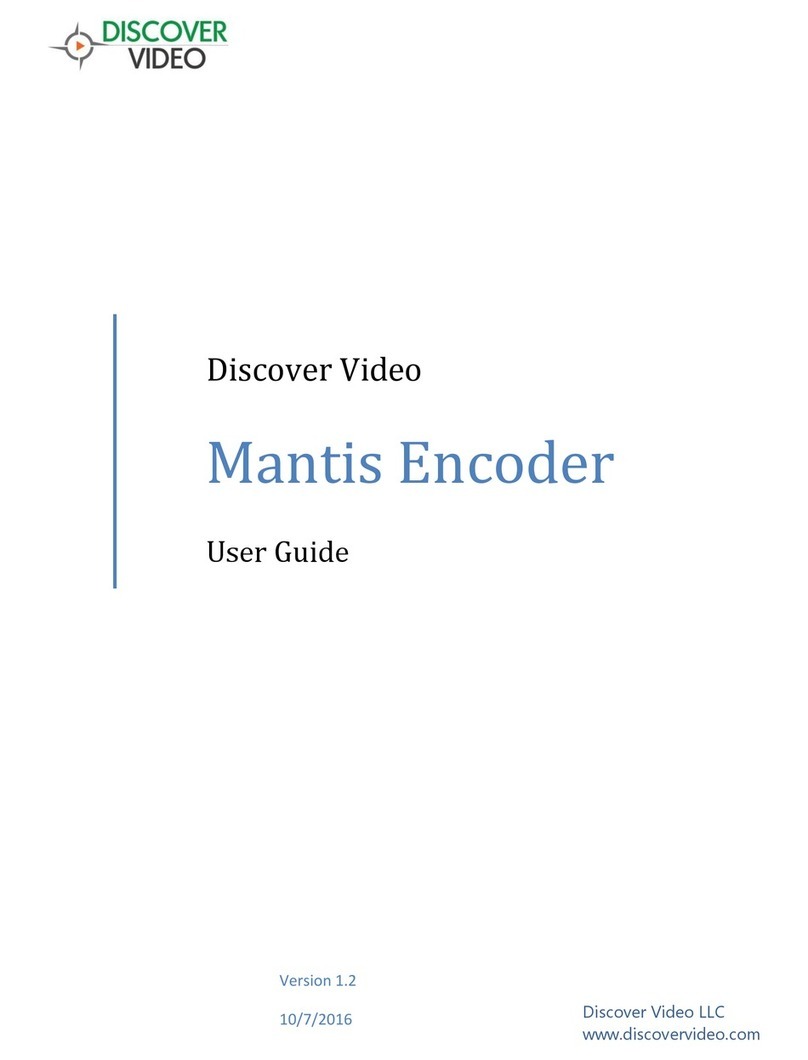Discover Video Mantis Encoder user guide