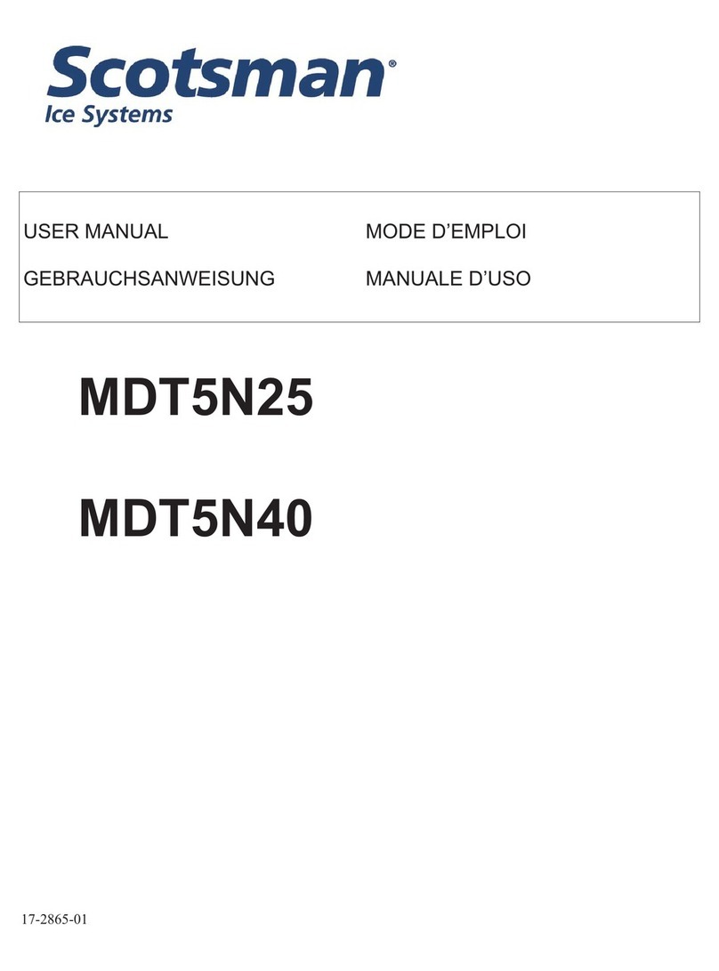 Scotsman MDT5N25 user manual Scotsman MDT5N25 user manual