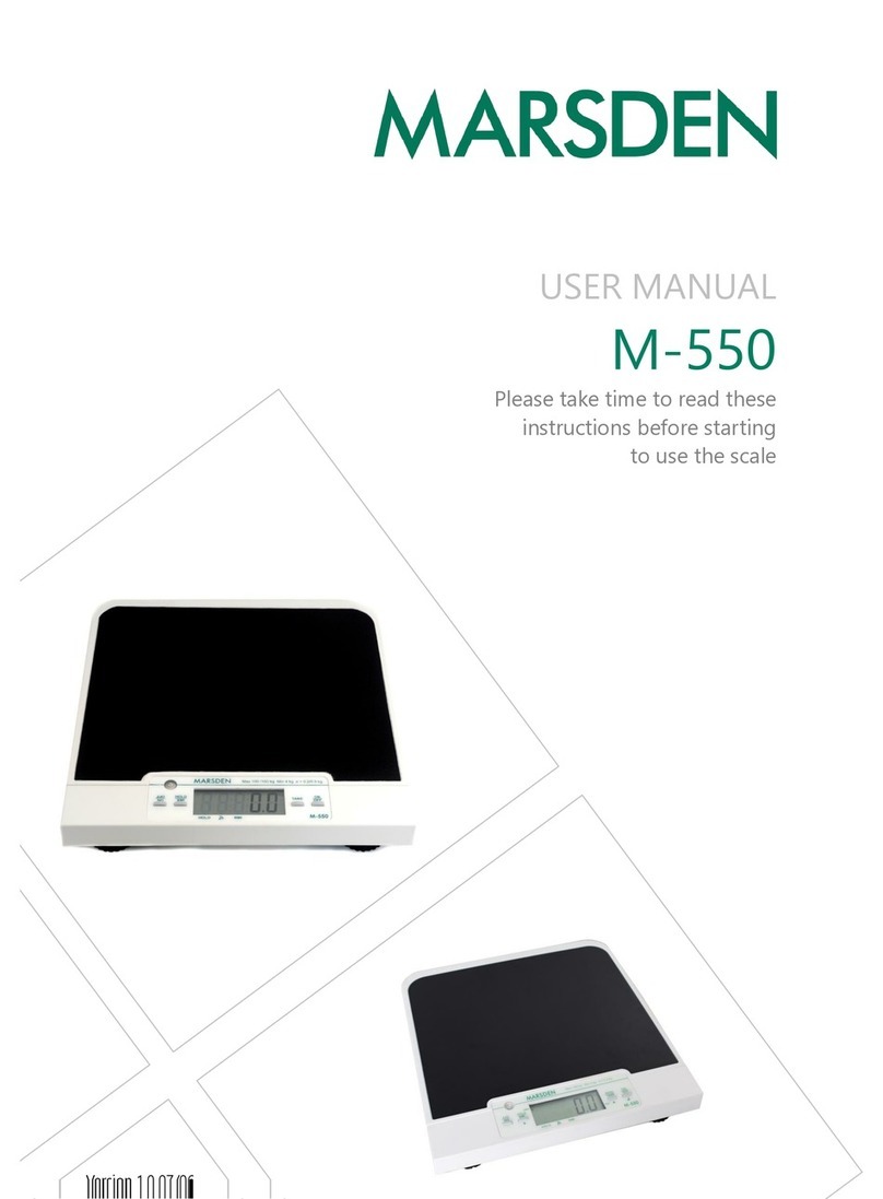 marsden V-23 user manual