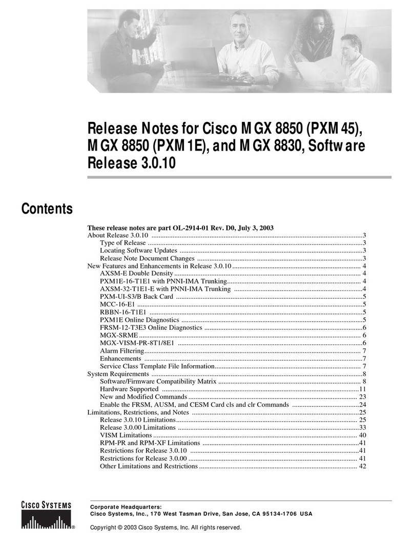 Cisco MGX 8850 PXM45 How to use