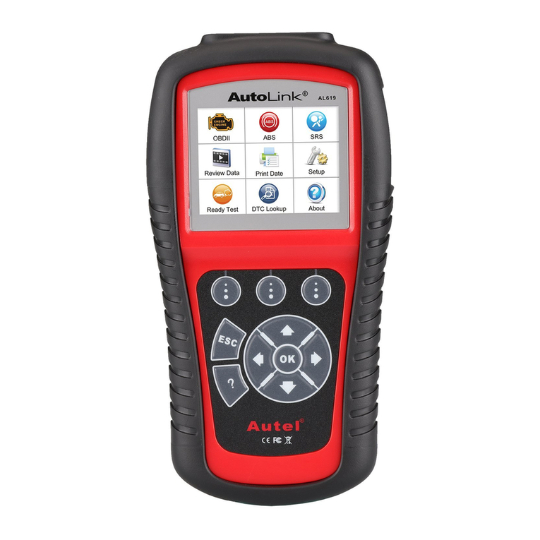 Autel Autolink AL619 User manual
