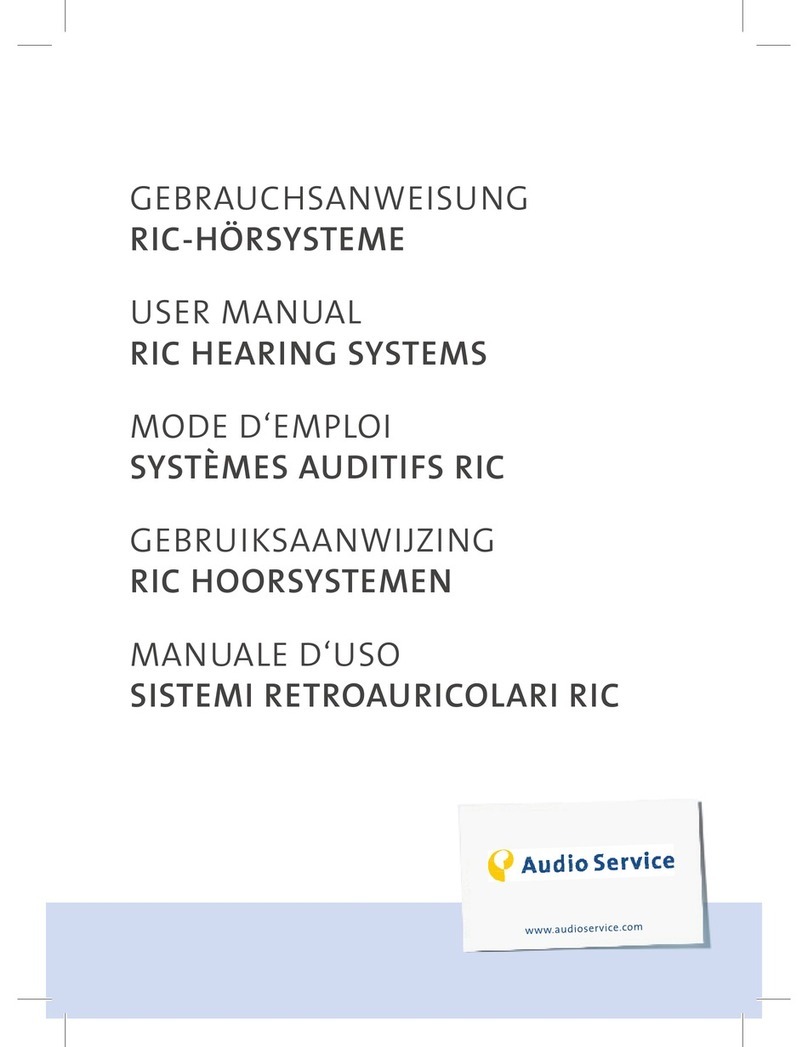 Audio Service RIC RIXX G2 user manual