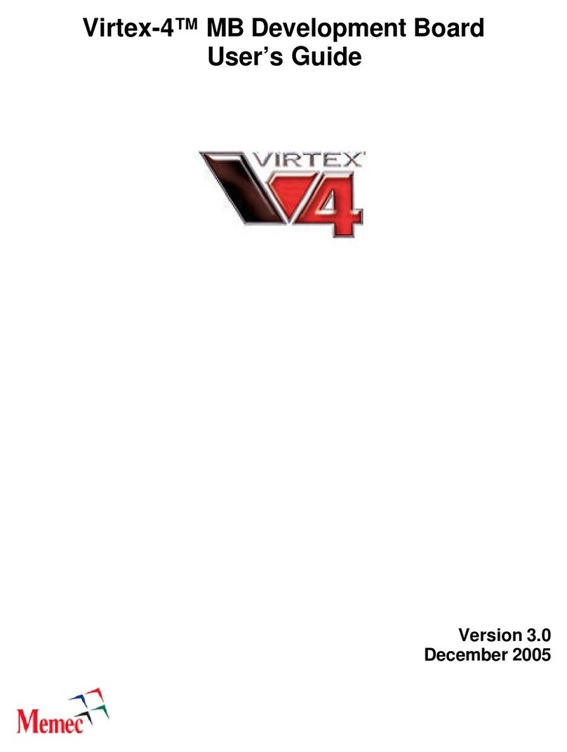 Memec Virtex-4 user guide