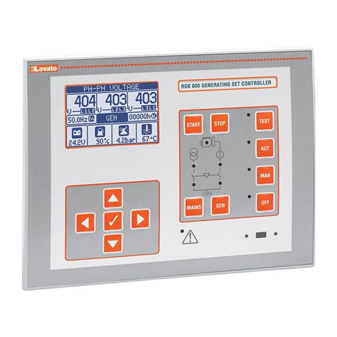 LOVATO ELECTRIC RGK700 User manual