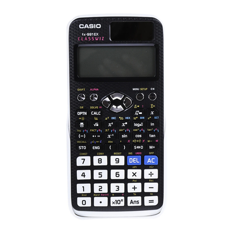 Casio ClassWiz fx-991EX User manual