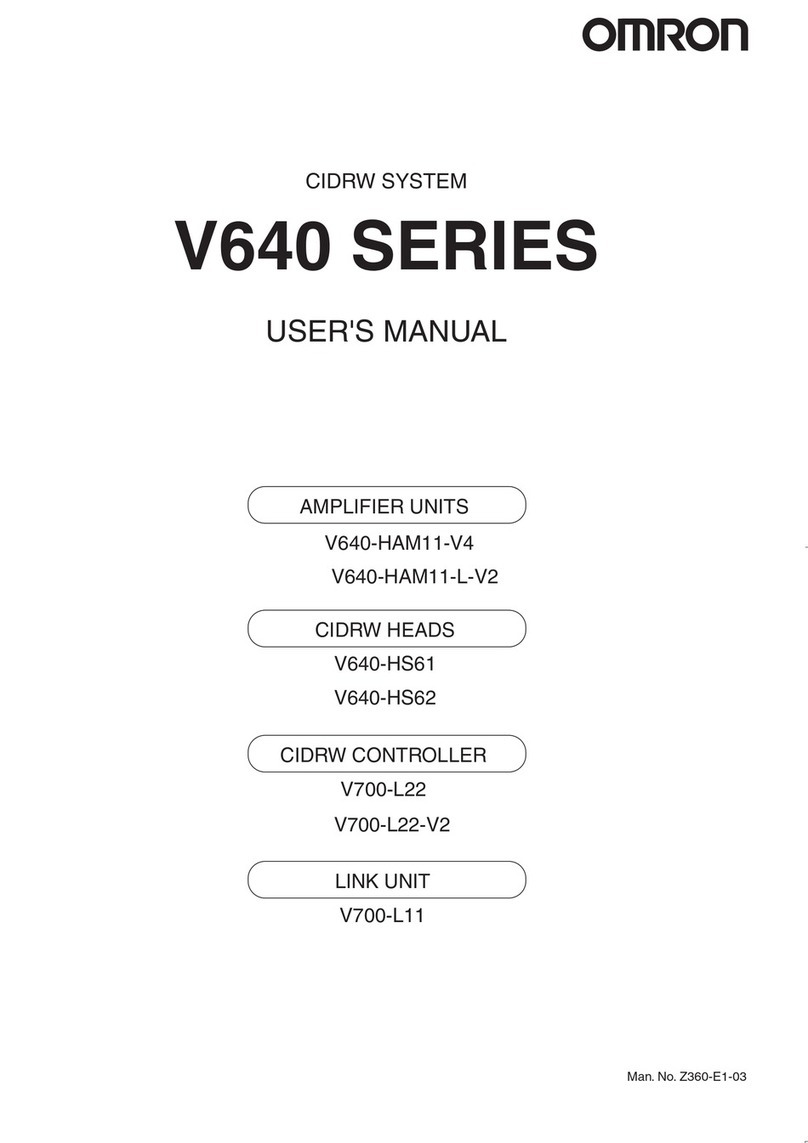 Omron V700-L11 User manual