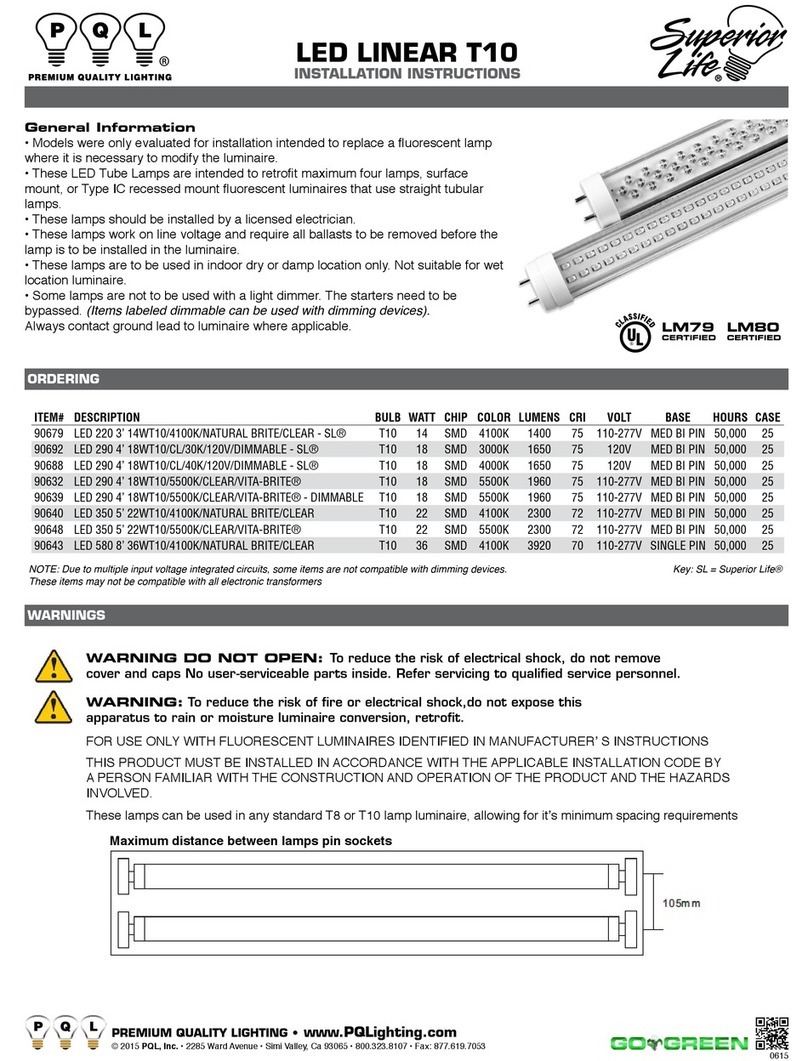 Superior Life T10 installation instructions