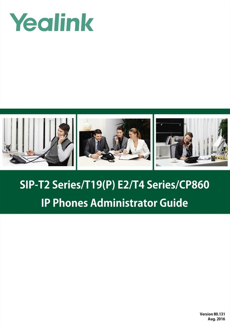 Yealink SIP-T2 Series Service manual