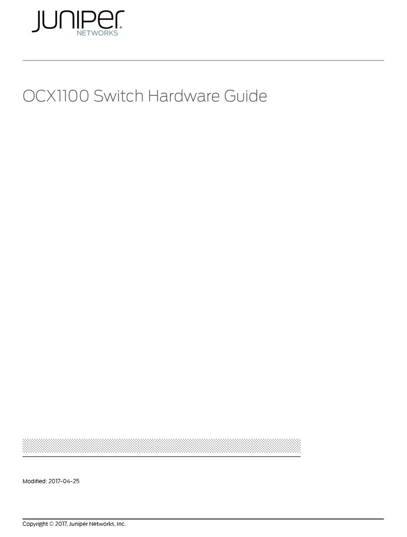 Juniper OCX1100 Installation instructions