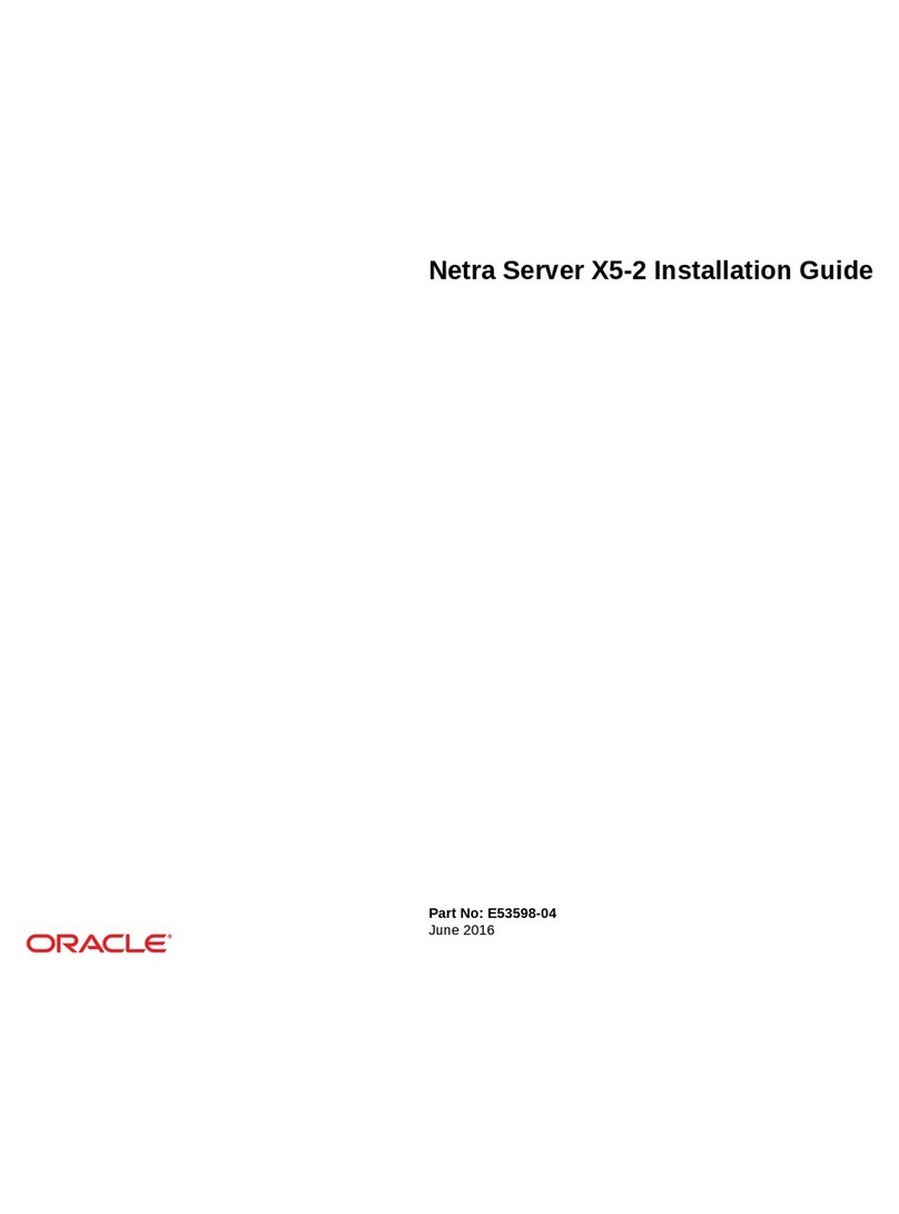 Oracle netra X5-2 User manual