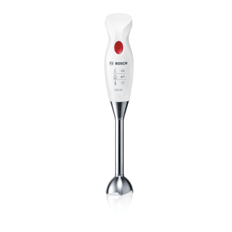 Bosch MSM6BRE operating instructions