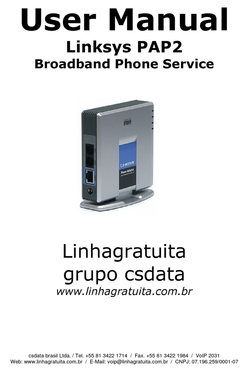 Linksys PAP2 User manual