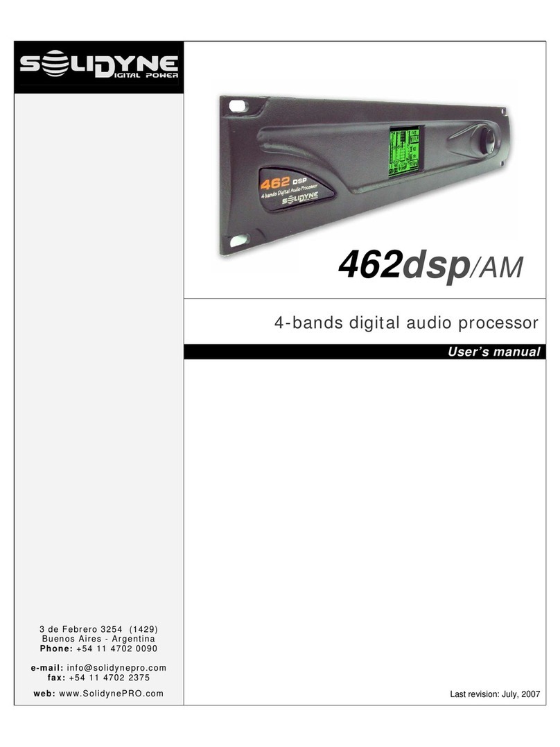 Solidyne 462dsp/AM user manual
