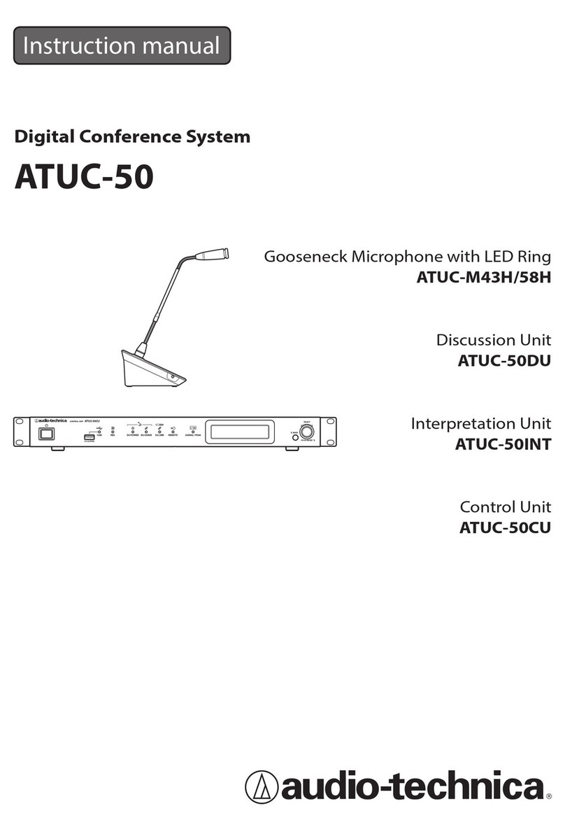 Audio Technica ATUC-50 instruction manual