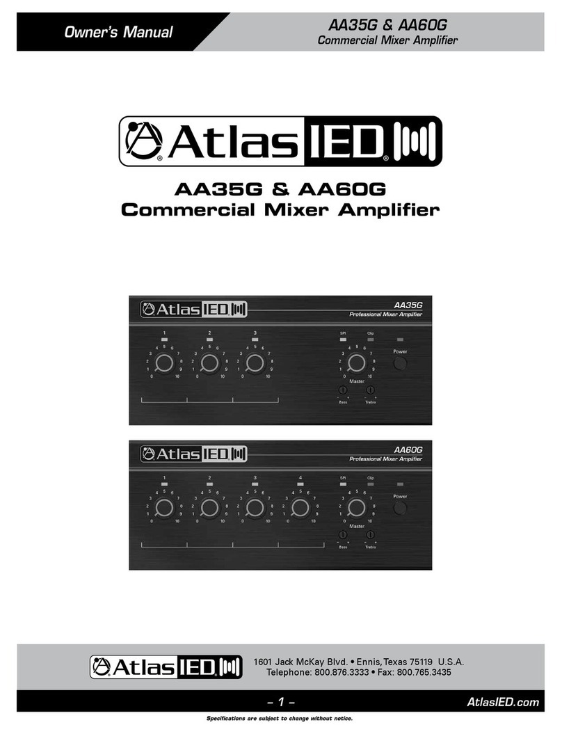 Atlas IED AA35G owner's manual