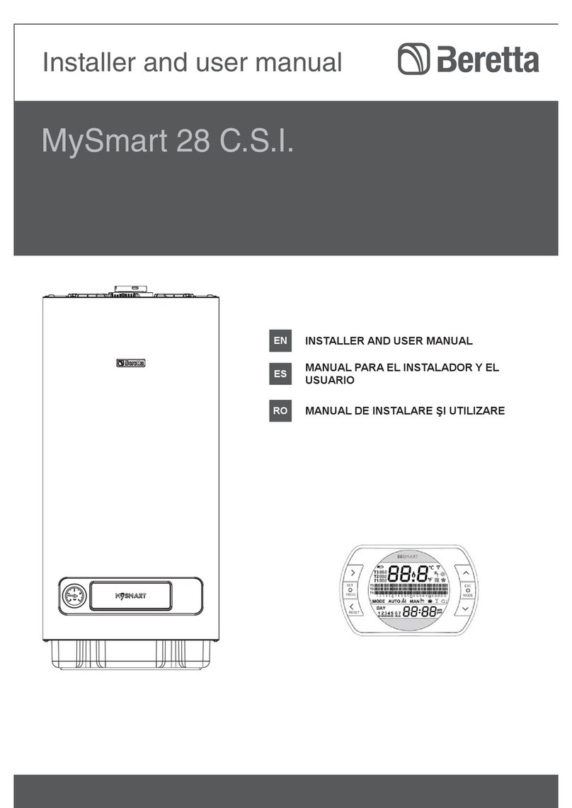 Beretta MySmart 28 C.S.I. Operation and installation manual