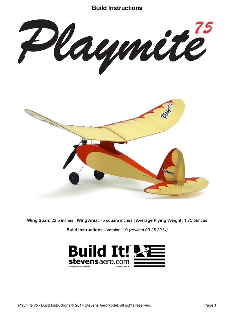 Stevens Aero Model PLAYMITE 75 Build instructions