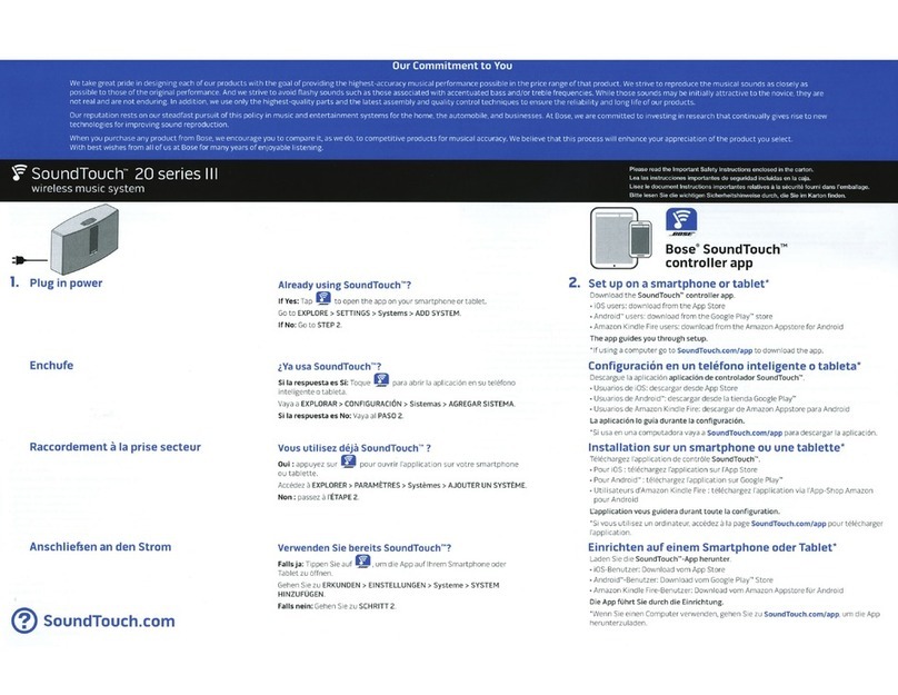 SOUNDTOUCH 20 SERIES III manual