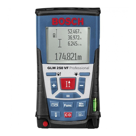 Bosch GLM Professional 150 User manual Bosch GLM Professional 150 User manual