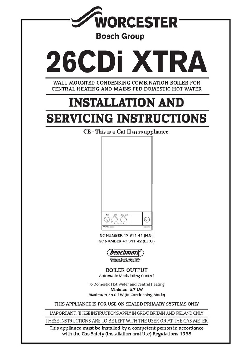 Worcester 26CDi Xtra User guide