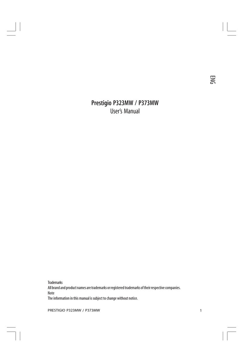 Prestigio P323MW User manual