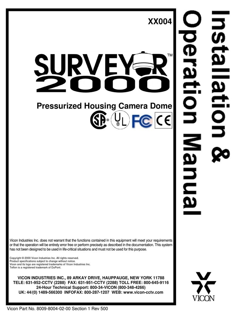 Vicon surveyor 2000 XX004 Installation and operation guide