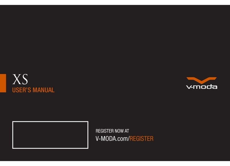 V-Moda XS User manual