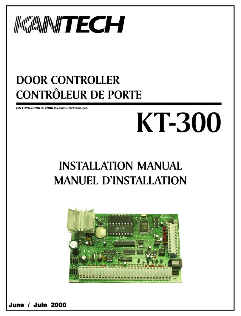 Kantech Door Controller Innovative and Powerful... User manual
