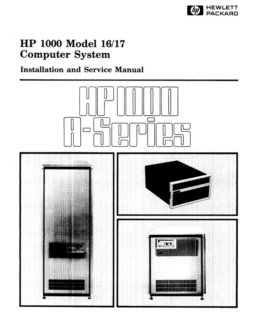 HP 16 processor Installation and service manual