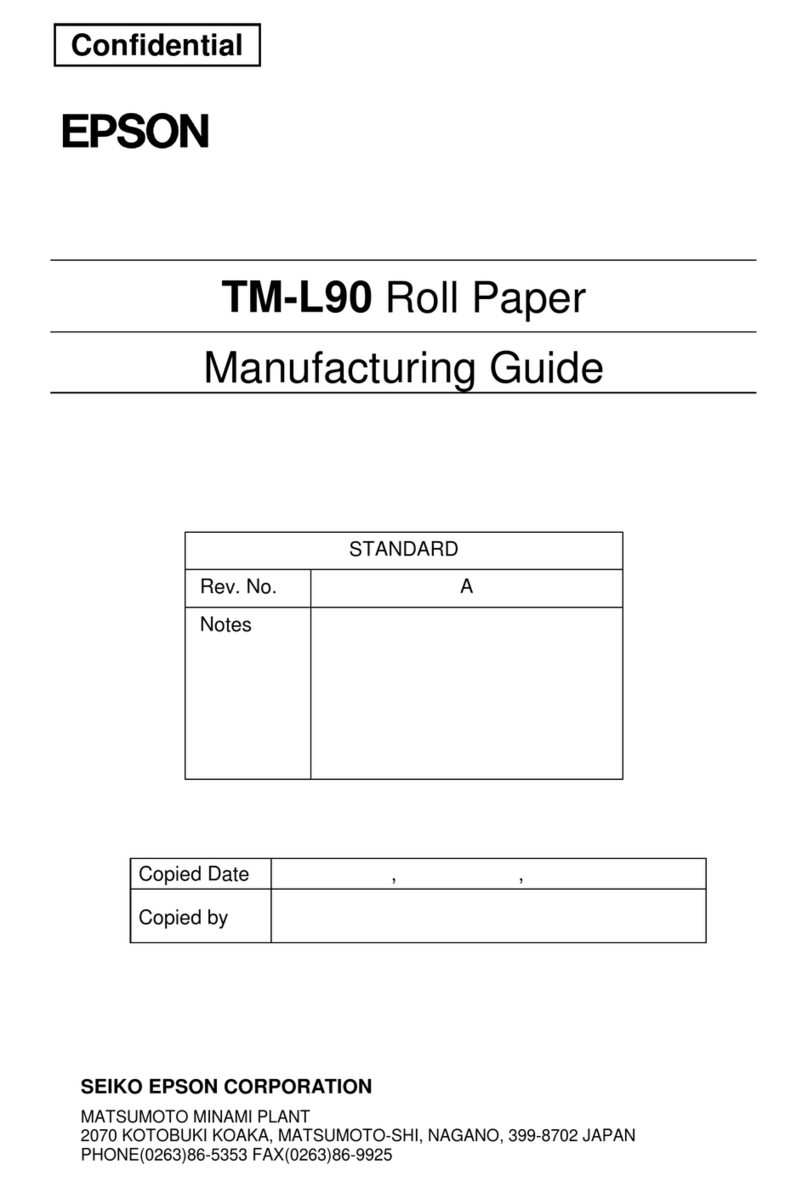 Epson TM-L90 series User manual