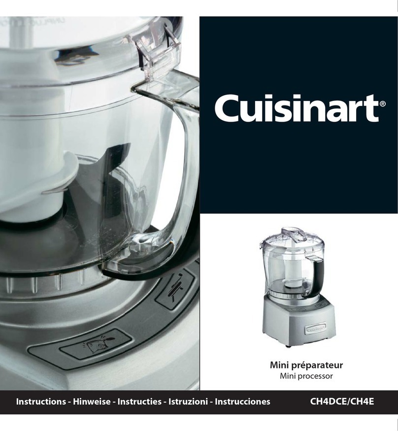 Cuisinart CH4DCE instructions