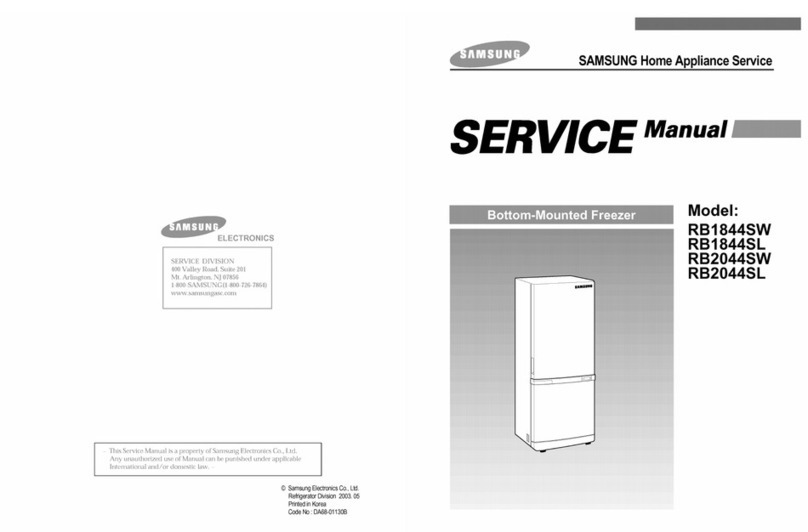 Samsung RB1844SW Service manual