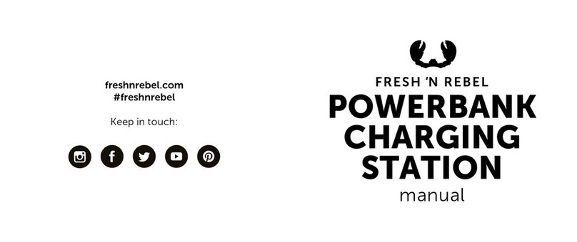 Fresh 'N Rebel POWERBANK CHARGING STATION manual