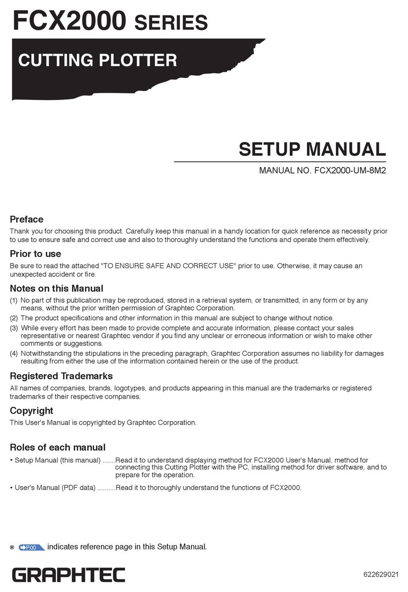 GRAPHTEC FCX2000 SERIES User guide