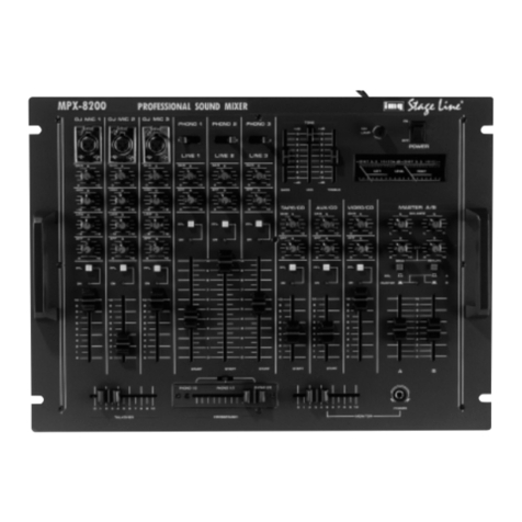 IMG STAGE LINE MPX-8200 instruction manual