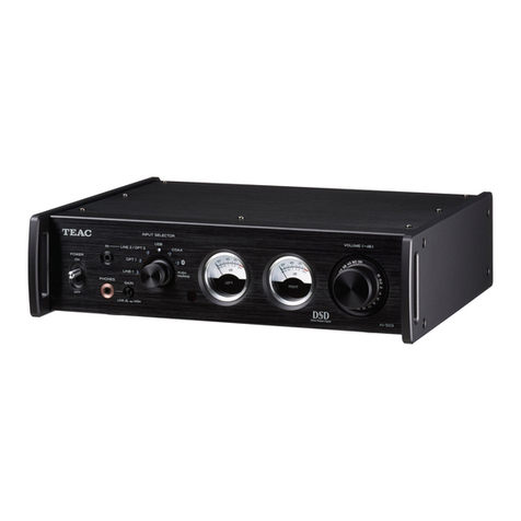 Teac AI-503 owner's manual
