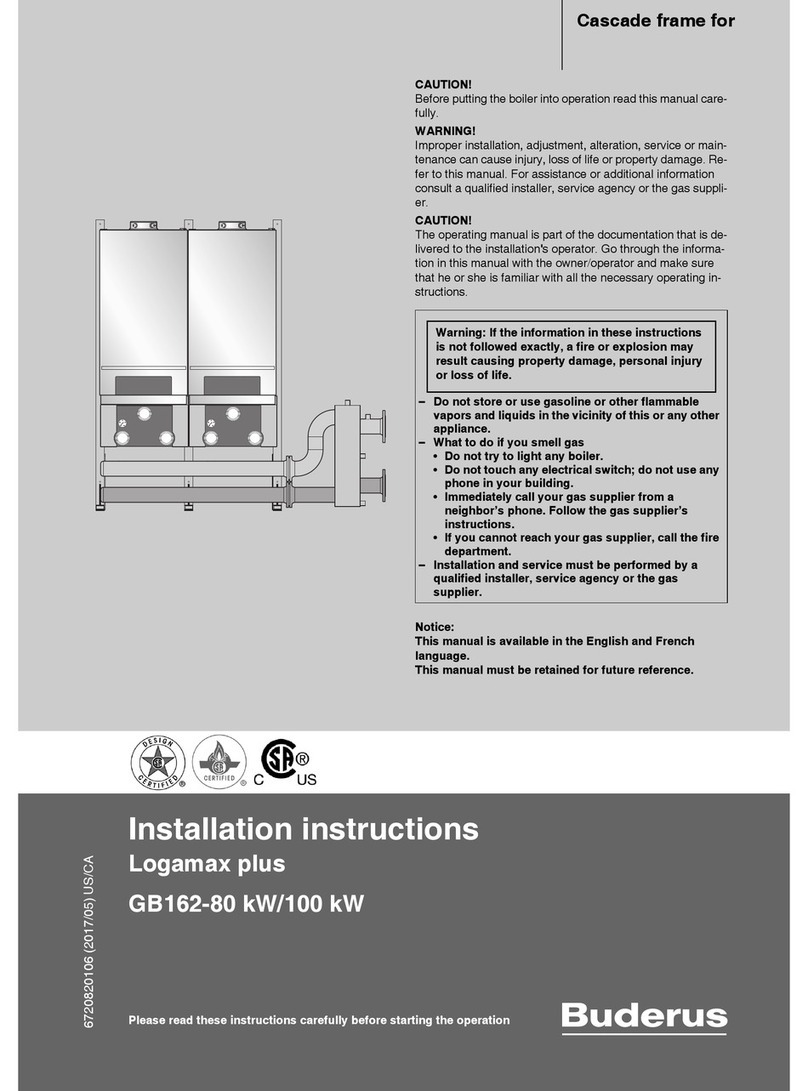 Buderus Logamax plus GB162 installation instructions Buderus Logamax plus GB162 installation instructions