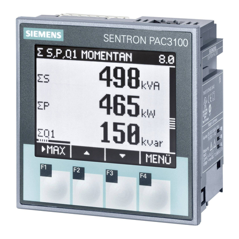 Siemens SENTRON PAC3100 manual